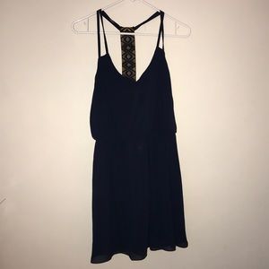 Navy blue sundress